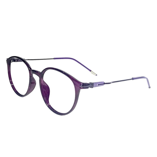 Jubleelens TR35012 Round Lined Specs Eyeglasses - Purple Medium