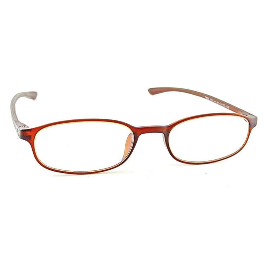 Brown READERS Reading Eyeglasses with Anti Glare Lens (+1.00 Power To +3.00 Power)