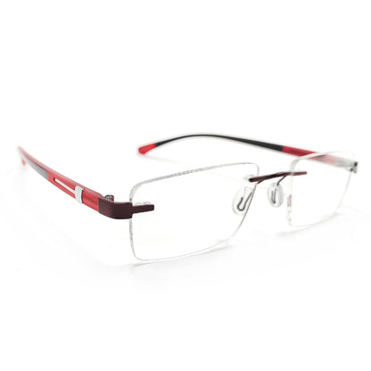 Jubleelens Rectangular Rimless Medium Frame (51mm)