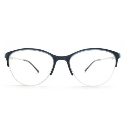 Jubleelens® Black Half Rim Cat Eye Frame