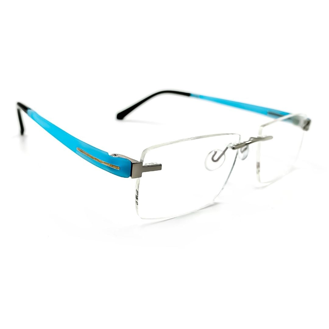 Progressive Rimless Rectangular Sporty Frame (52mm)