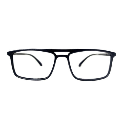 Jubleelens Rectangular Full Rim Black Colour Unisex Frame- U-1816