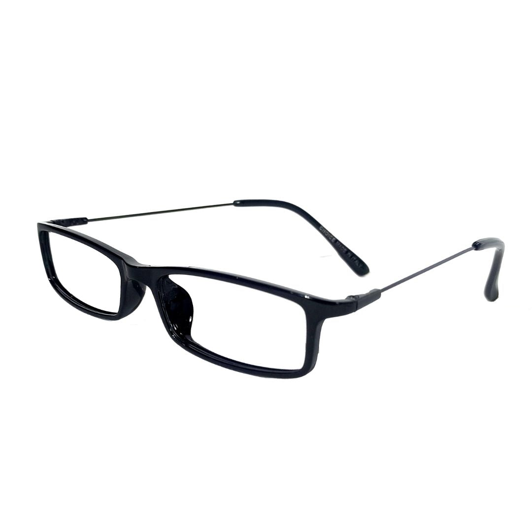 Jubleelens Rectangular Small Acetate Frame For Unisex- 8843