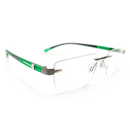 Jubleelens Rectangular Rimless Medium Frame (51mm)