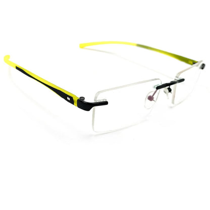 Jubleelens Rimless Rectangular Prism Frame