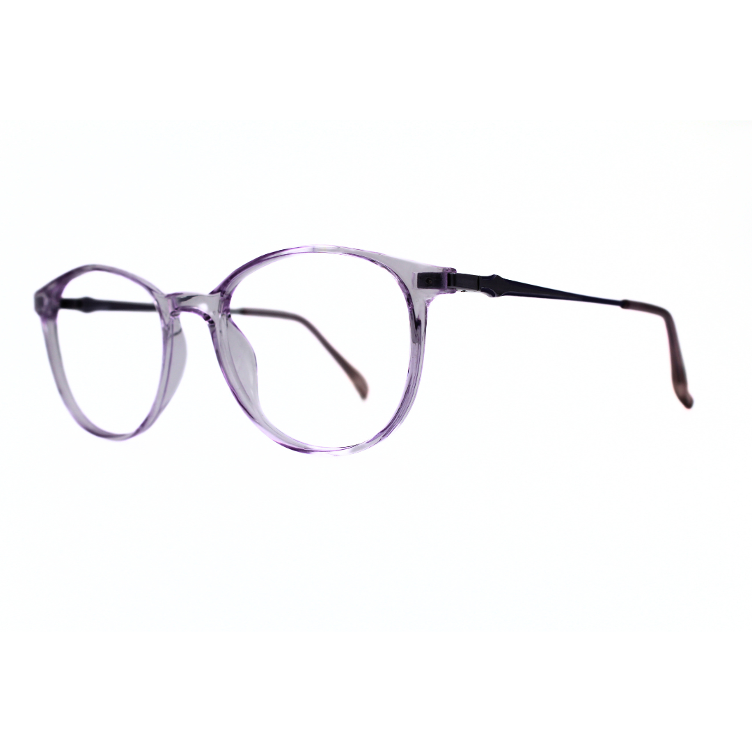 Jubleelens TR016-8 Trans Pink Pink Eyeglasses A Frame for Every Face Shape (Single Vision)