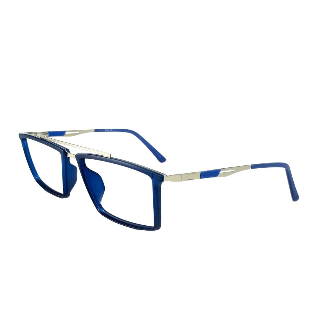 Jubleelens Latest Design Eyeglasses Rectangular Full Rim Frame For Men- B005
