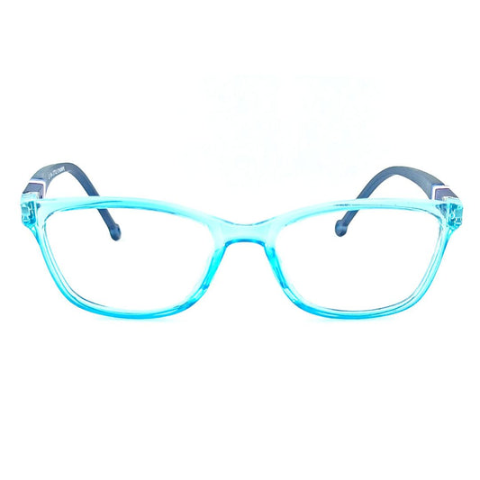 Small Transparent Blue Jubleelens® Kids Frame with for Eye Protection- LC-104