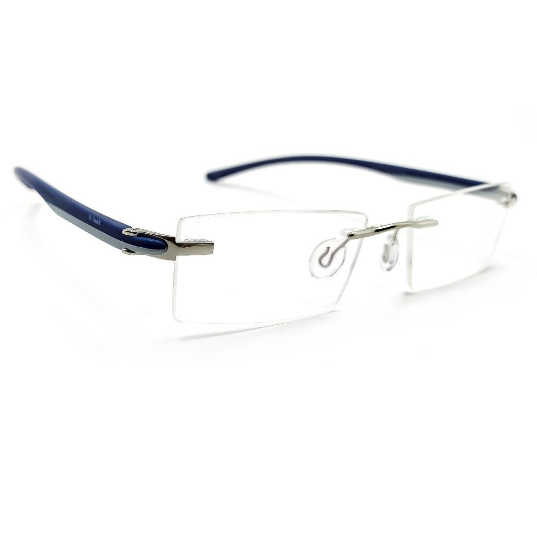 Progressive Framless Spectacles Rectangular Specs