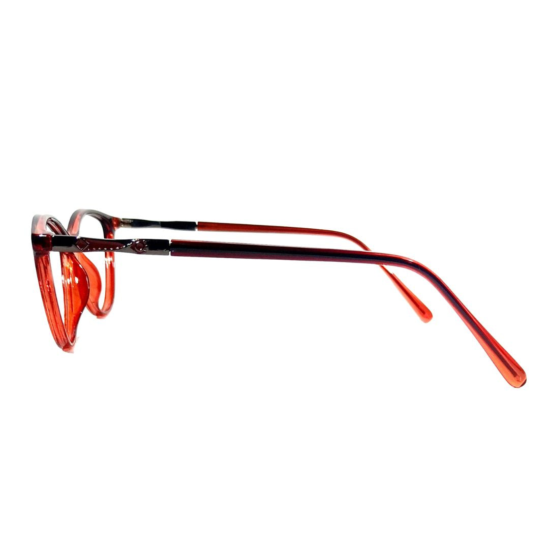 Cat Eye Jubleeelens Eyeglasses Frame For Women- TR3020