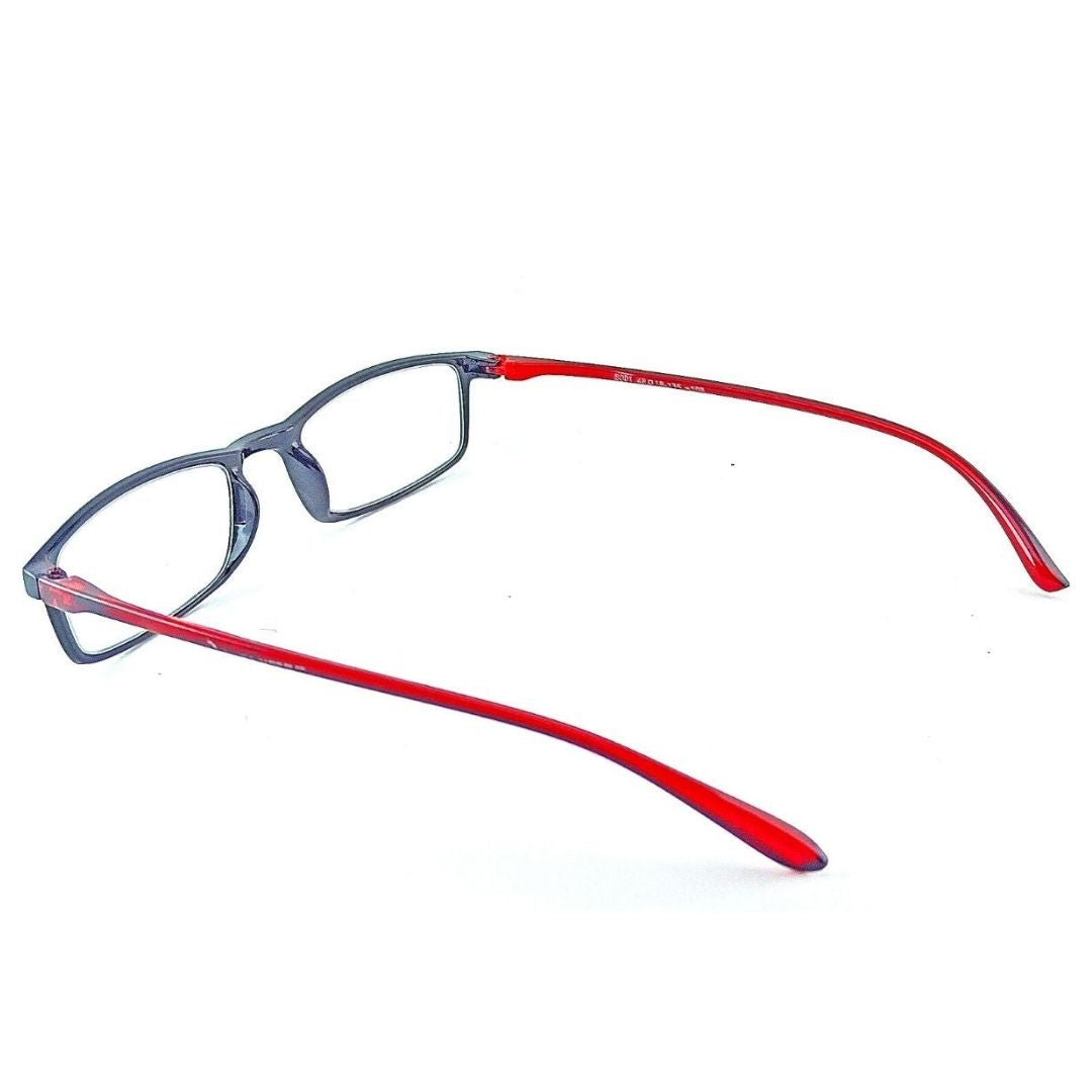 Jubleelens Red Black Rectangle READERS Reading Eyeglasses (+1.00 to +3.00 Power)