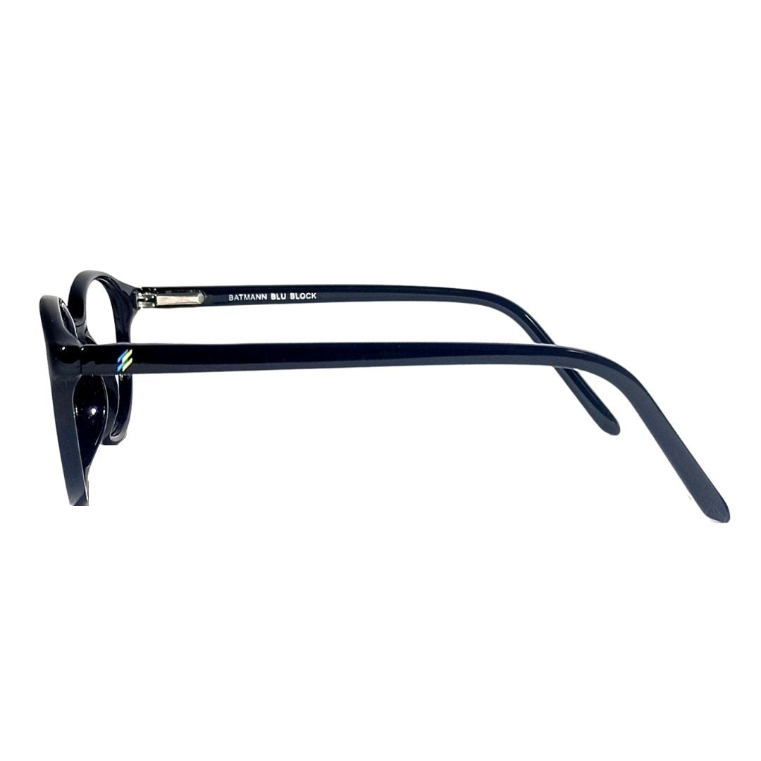 Jubleelens - Glossy Black Full Rim Round Eyeglasses for Kids (56810 )