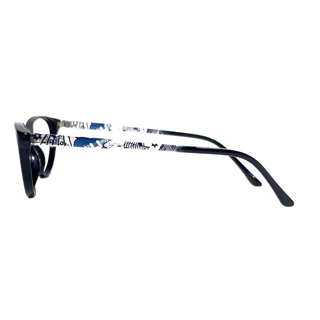 Professional Cat Eye Black Full Rim Eyeglasses comfort- Z001