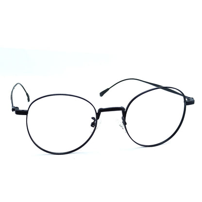 Will-Bol Pentagon Blue Light Blocker Glasses with Metallic Black Frames