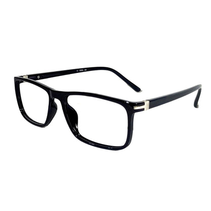 Black Rectangular Jubleelens® Full Rim Spectacles Frames For Unisex- U-5004