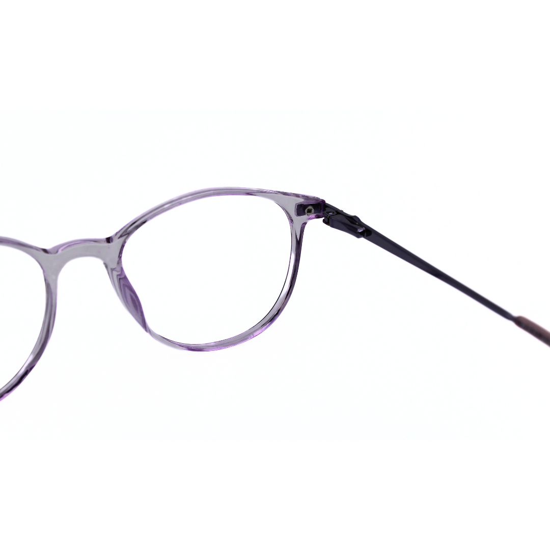 Jubleelens TR016-8 Trans Pink Pink Eyeglasses A Frame for Every Face Shape (Single Vision)