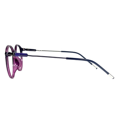 Jubleelens TR35012 Round Lined Specs Eyeglasses - Pink Medium (Single Vision)