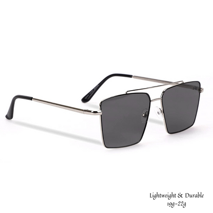 Orgmove Driving Vintage Pilot Square Sunglasses for Men and Women