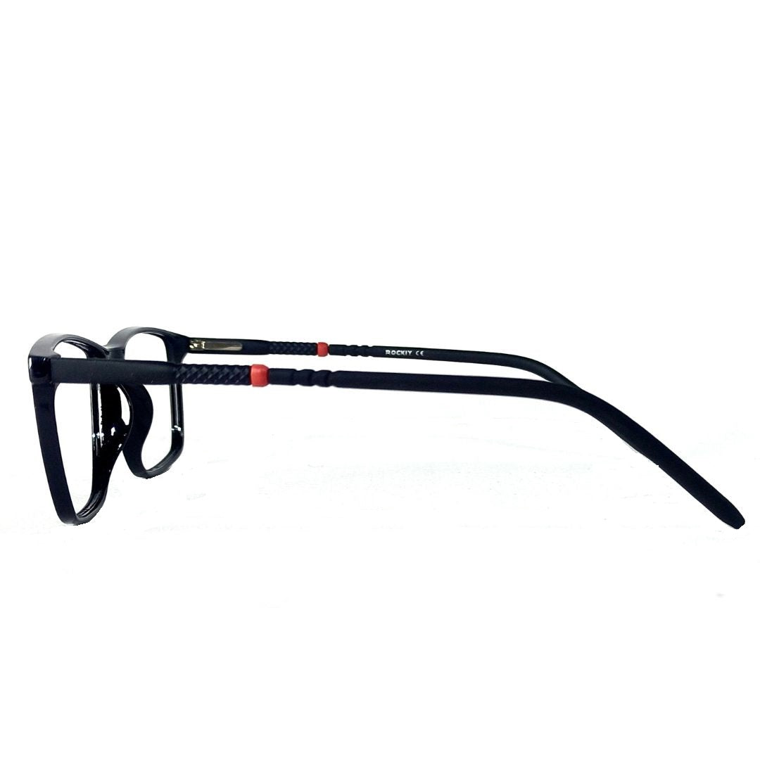 Jubleelens Black Rectangle Unisex Eyeglasses Frame- 97304