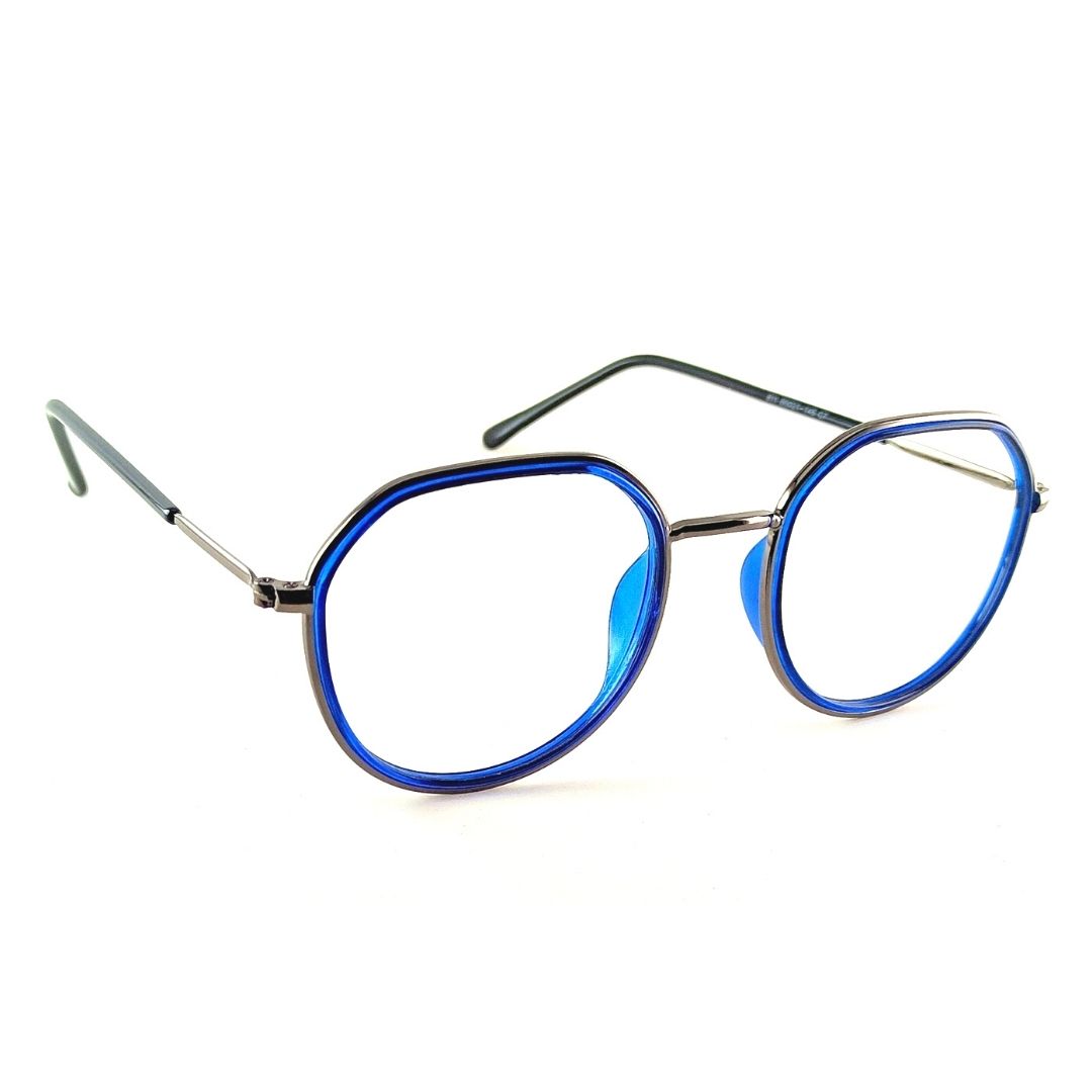 Jubleelens Blue Full Rim Round Medium Frame-811 (50mm)