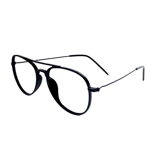 Jubleelens Aviator Full Rim Stylish Eyeglasses Frame For Unisex- Sunny TR (Single Vision)