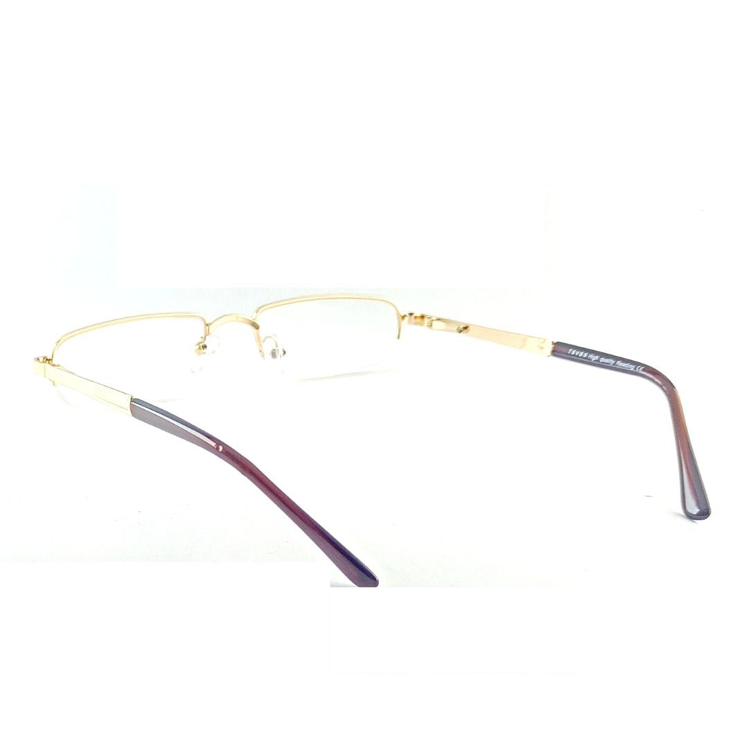 Jubleelens Supra Golden Rectangle READERS Reading Eyeglasses- Best Reading Experience (+1.00 to +3.00 Power)