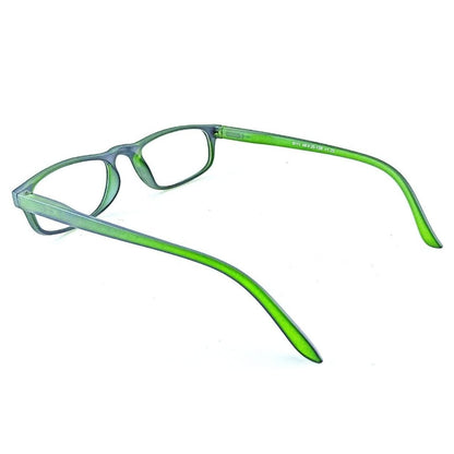 Jubleelens Green Rectangle READERS Reading Eyeglasses (+1.00 to +3.00 Power)