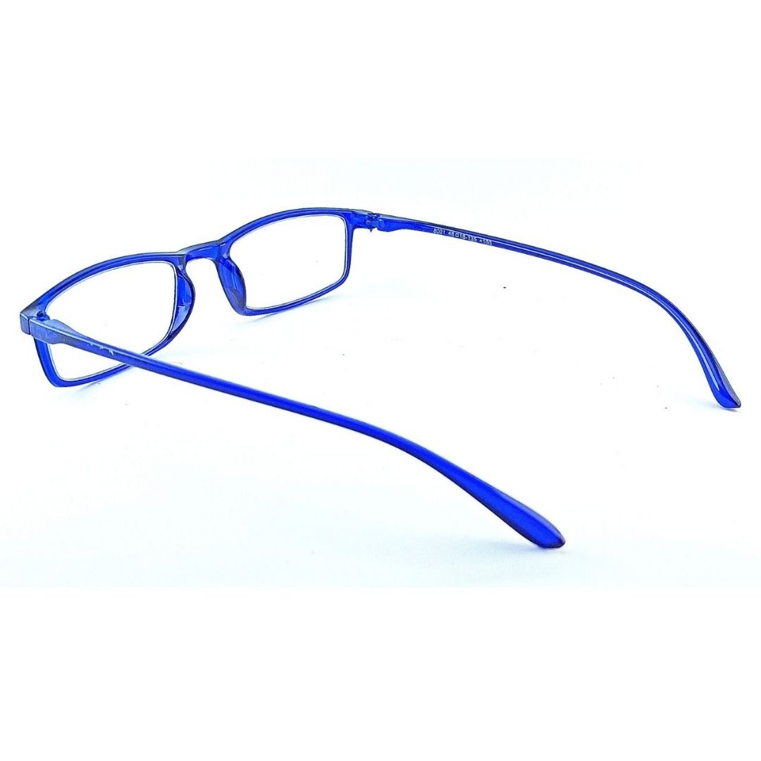 Jubleelens Blue Rectangle READERS Reading Eyeglasses (+1.00 to +3.00 Power)