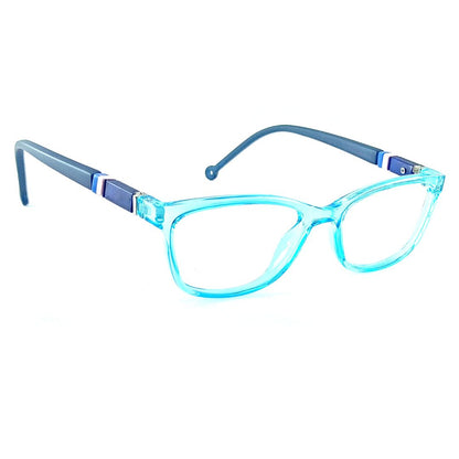 Small Transparent Blue Jubleelens® Kids Frame with for Eye Protection- LC-104