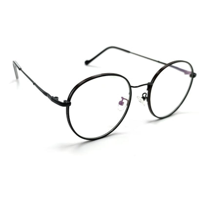 Will-Bol Round Metallic Black Frames (54mm)