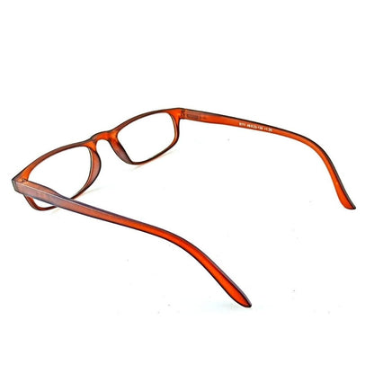 Jubleelens Brown Rectangle READERS Reading Eyeglasses (+1.00 to +3.00 Power)