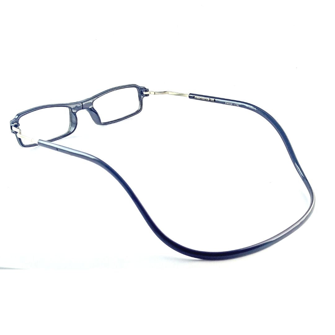 Black Magnet Rectangular READERS Reading Eyeglasses