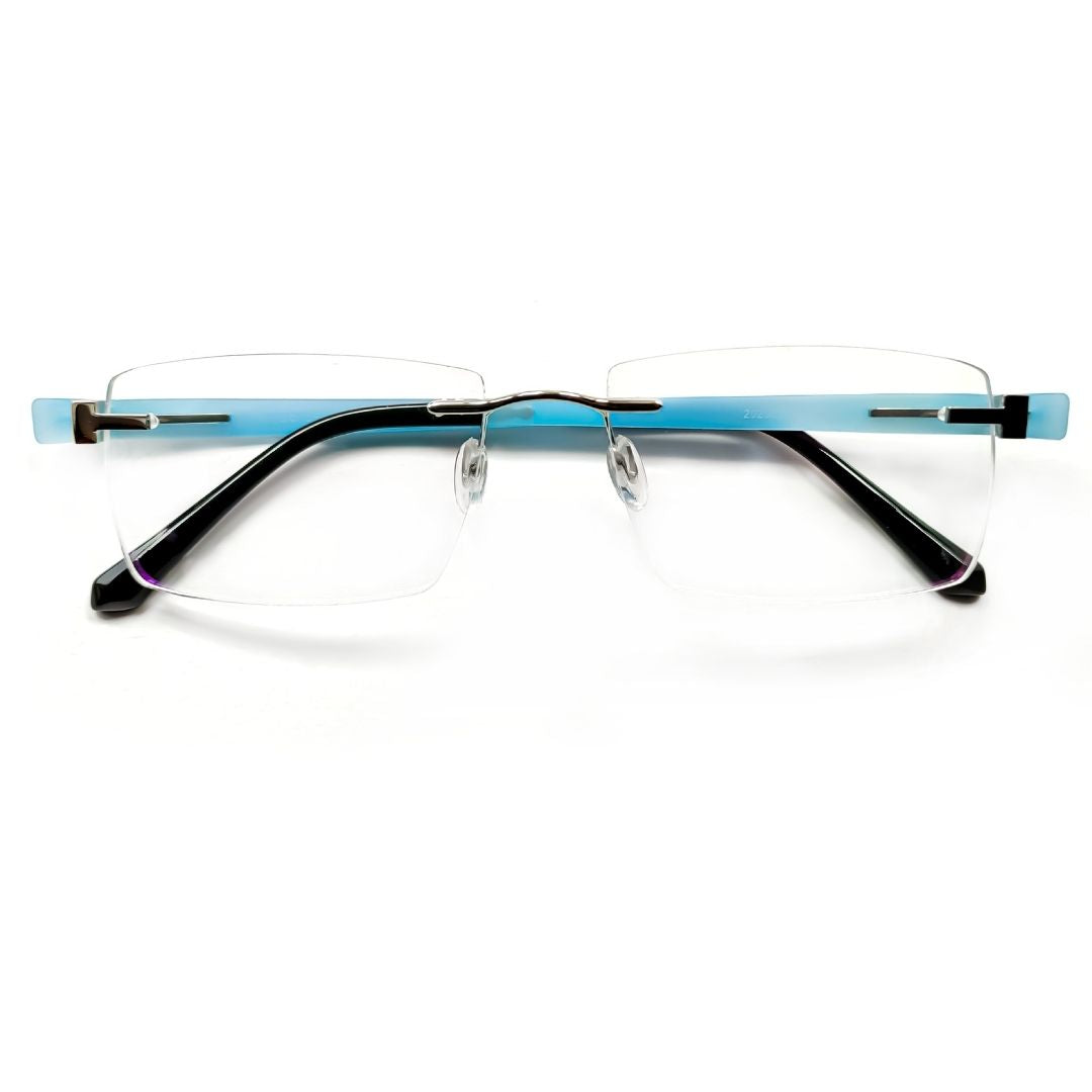 Progressive Rimless Rectangular Sporty Frame (52mm)