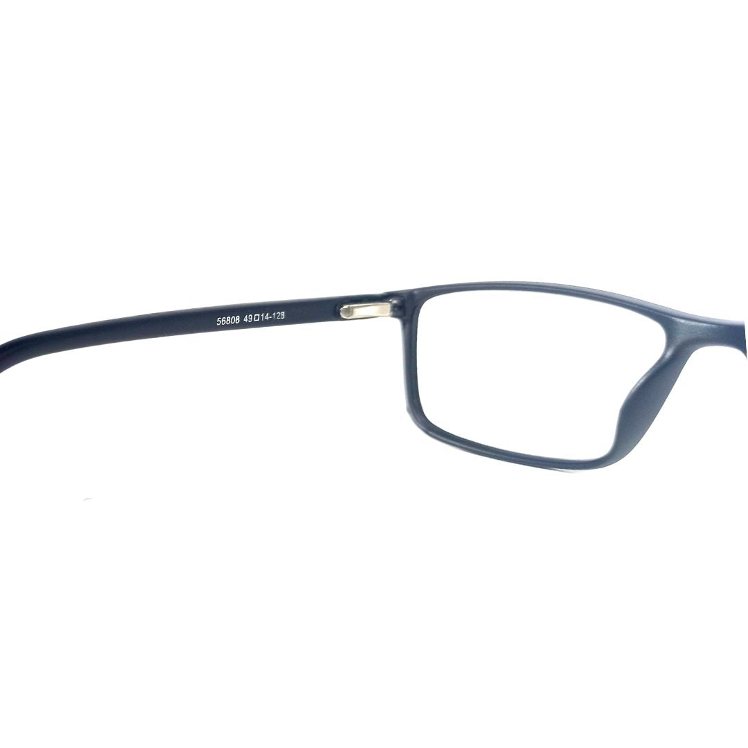 Jubleelens - Black Full Rim Rectangle Eyeglasses for Kids  (56808 ) (Single Vision)