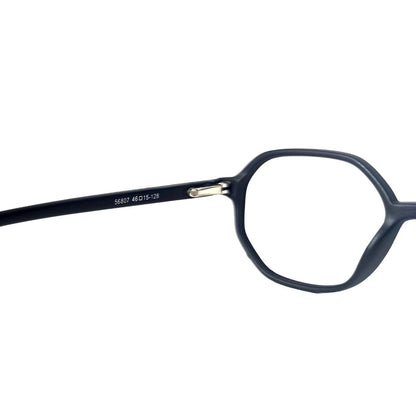 Jubleelens - Black Full Rim Hexagonal Eyeglasses for Kids (56807 )