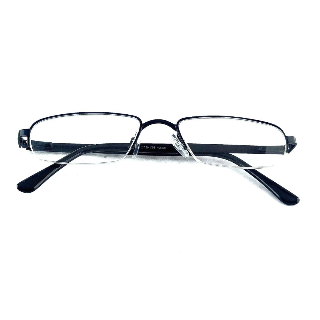 Jubleelens Supra Black Rectangle READERS Reading Eyeglasses- Best Reading Experience (+1.00 to +3.00 Power)