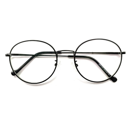 Will-Bol Round Metallic Black Frames (54mm)