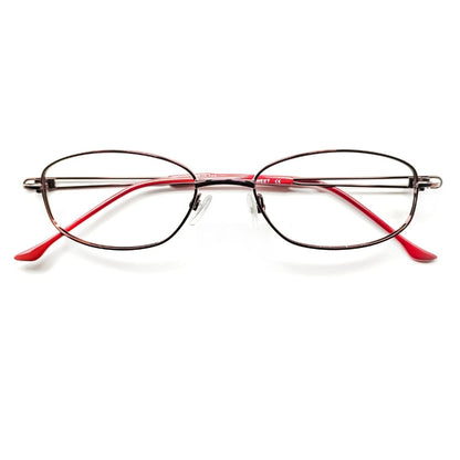 Designer Full Rim Red brown Metal Frame For Women And Girl