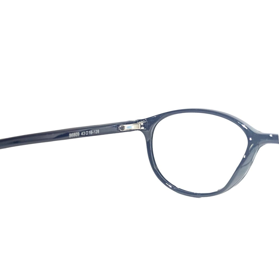 Jubleelens - Glossy Black Full Rim Round Eyeglasses for Kids  (56810 ) (Single Vision)