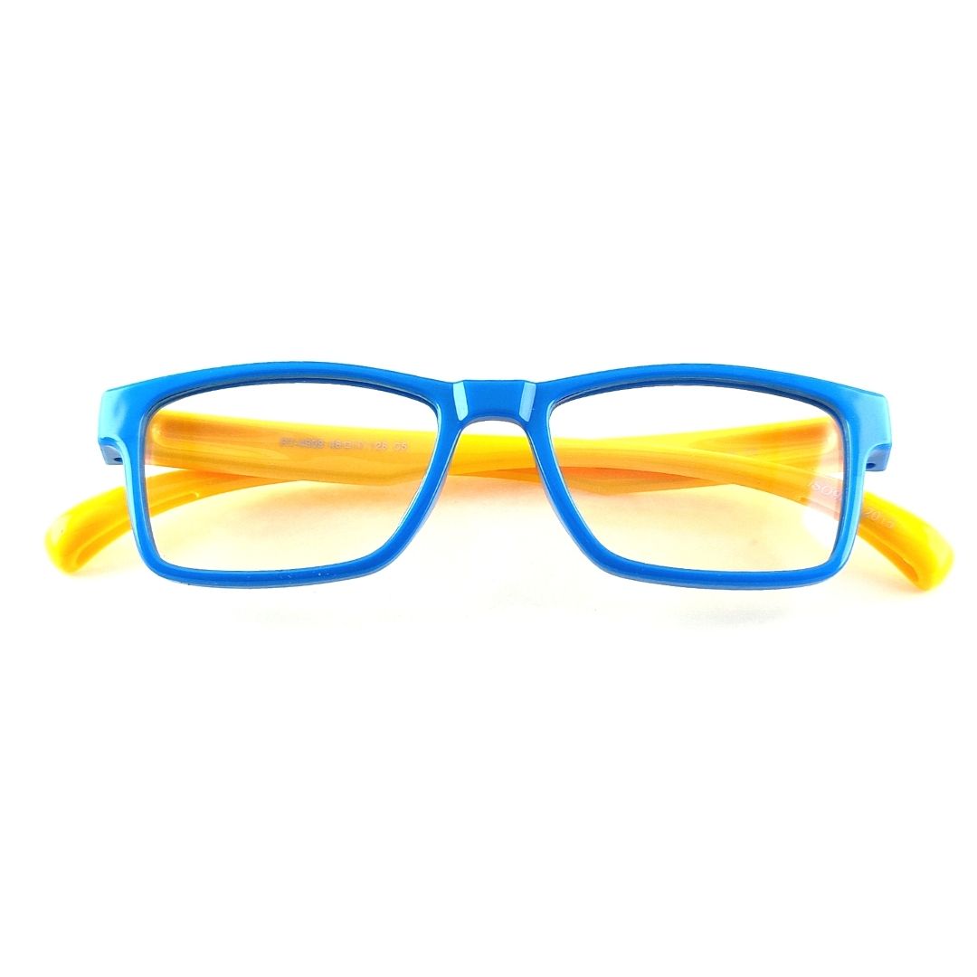 Jubleelens Rectangular Blue Ray Blocker kids Specs (46mm)