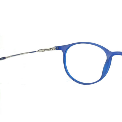 Jubleelens Blue Visage Poly-Full stylish Round Unisex frame- V4002