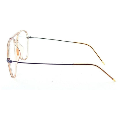 Transparent Aviator Jubleelens® Frames Blue Ray Shield Spectacles (50mm)