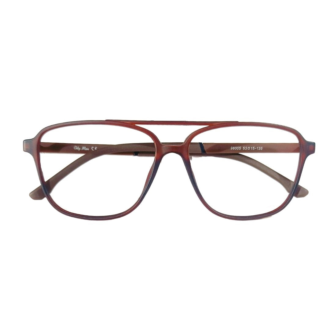 Jubleelens Square Brown Frame For Men- 98005