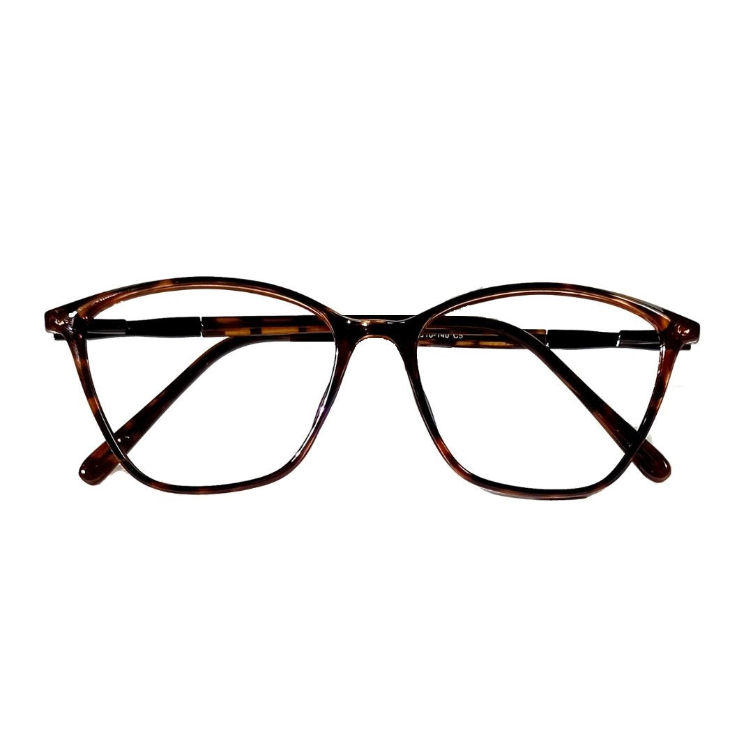 Jubleelens Cat Eye Full Rim Eyeglasses Frame- TR3022 (Single Vision)