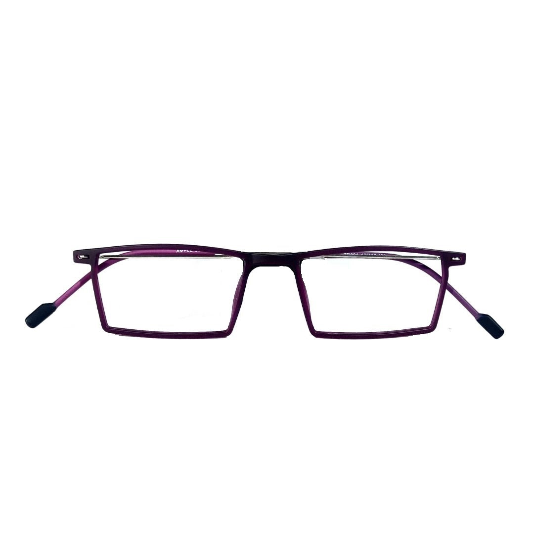 Jubleelens Trendy Rectangular Eyeglasses Frame For Unisex- TR004