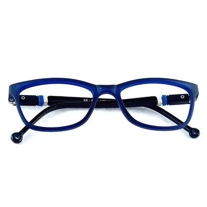 Blue Rectangular Jubleelens® Frame Kids Frame with for Eye Protection- LC-104