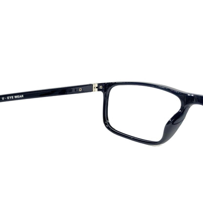 Black Rectangular Jubleelens® Full Rim Spectacles Frames For Unisex- U-5004