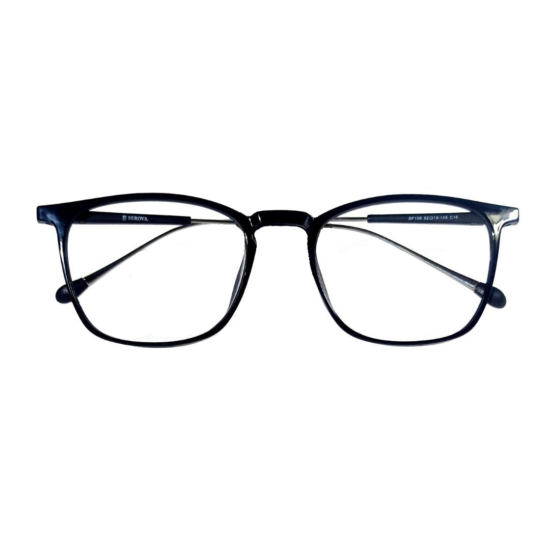 Square Stylish Jubleelens Eyeglasses Frame For Unisex- SF100 (Single Vision)