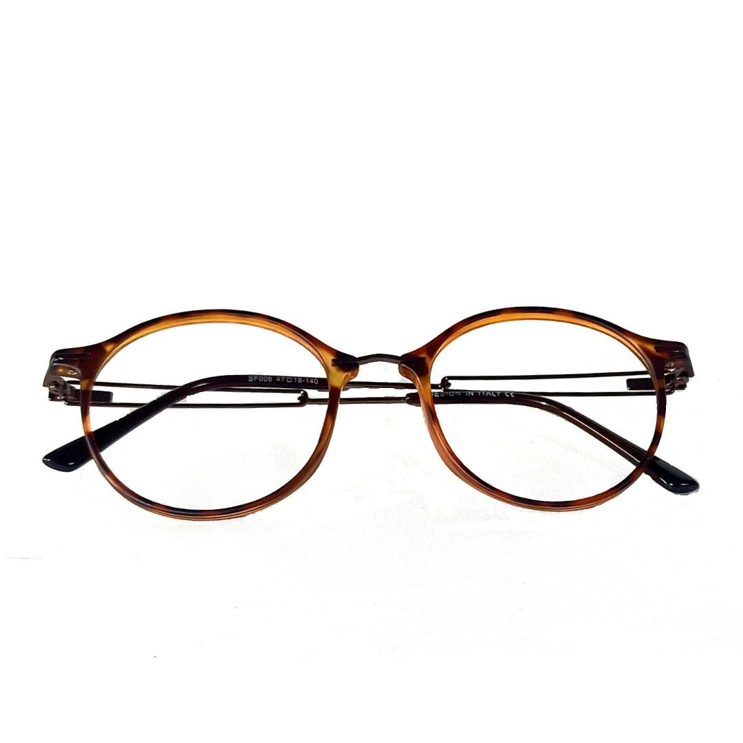 Jubleelens Stylish Sunfire Round Eyeglasses Frame For Unisex- SF008