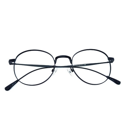 Will-Bol Pentagon Blue Light Blocker Glasses with Metallic Black Frames